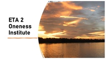 ETA 2 Oneness Institute logo