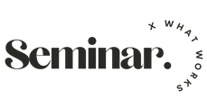 Seminar x What Works logo