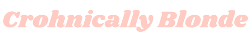 Crohnically Blonde logo