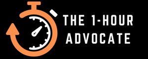 The 1-Hour Advocate logo
