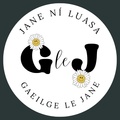 Gaeilge le Jane logo