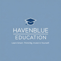 Haven Blue - Learn Smart. Think Big. Invest in Yourself. logo