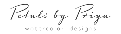 Petals by Priya Watercolor Designs logo