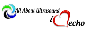 All About Ultrasound | iHeartEcho logo