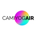 Aerial Yoga with CamiyogAIR logo