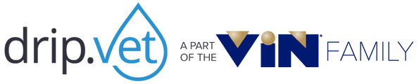 drip.vet a part of the VIN Family logo