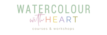 Watercolour With Heart Courses logo