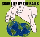 GRAB LIFE BY THE BALLS logo