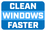 CLEAN WINDOWS FASTER logo