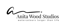 Anita Wood Art Larger than Life logo