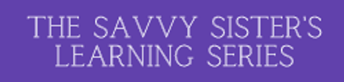 The Savvy Sister Learning Series logo