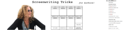 Screenwriting Tricks for Authors