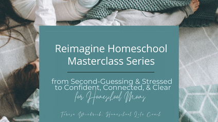 Product image for Reimagine Homeschool Masterclass Series: from Second-Guessing & Stressed to Confident, Connected, & Clear for Homeschool Moms