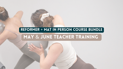 Product image for MAY Mat + AUGUST Reformer In Person + Online Training