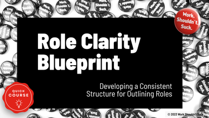Product image for The Role Clarity Blueprint