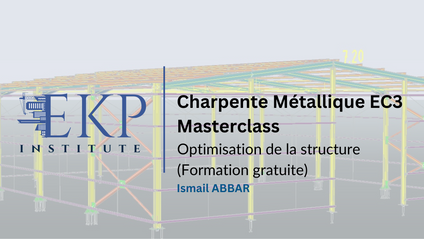 Product image for Charpente Métallique EC3 Masterclass: Optimisation de la structure (Formation Gratuite)