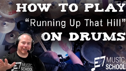 Product image for "Running Up That Hill" by Kate Bush - Beginner Drums