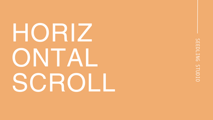 Product image for Horizontal Scrolling Bundle for Showit