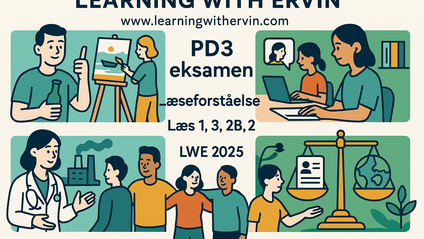 Product image for 12 LWE PD3 Læseopgaver: streaming adgang frem til den 13. maj 2025 (ingen udprint og ingen downloads)