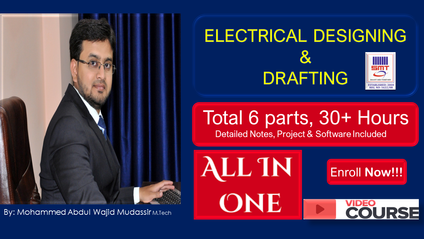 Product image for Electrical Designing & Drafting (All 6 Parts in One)  30+ Hours