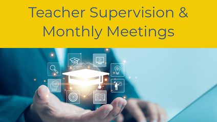 Product image for Teacher Supervision, Evaluation, and Monthly Meetings (First through Eighth Grade)