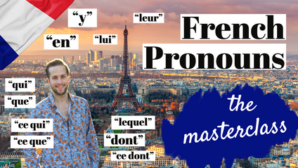 Product image for The French Pronouns Masterclass