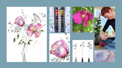 Product image for Sketching a stunning Bouquet