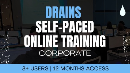 Product image for From 8 to Unlimited Users - DRAINS Online Training 12 Months Corporate