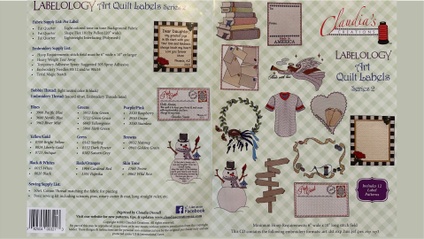 Product image for Labelology Art Quilt Labels Series 2