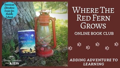 Product image for Where The Red Fern Grows Online Book Club ~ American Classic Literature Series for Middle School