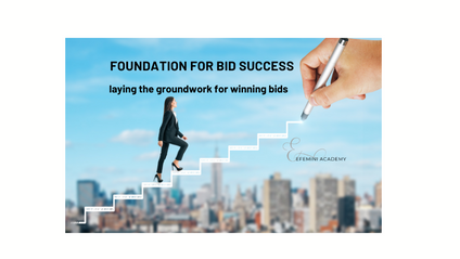 Product image for SET THE FOUNDATION FOR BID SUCCESS