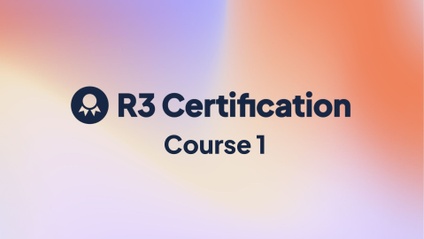 Product image for R3 Course 1: Identify