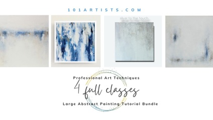 Product image for Upscale Large Canvas Abstract Bundle - 4