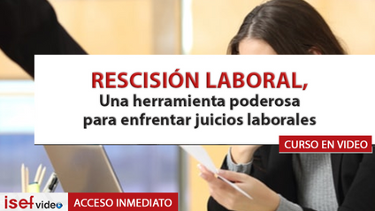 Product image for RESCISIÓN LABORAL 