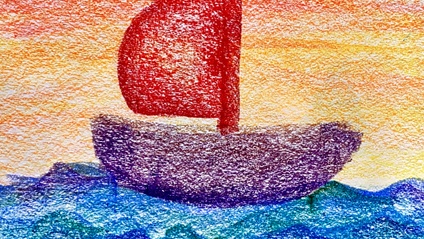 Product image for Block Crayon Drawing - Level One