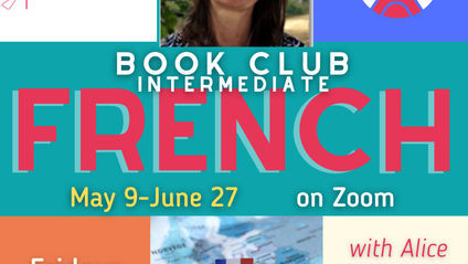 Product image for Intermediate French Book Club w Alice Ayel May 9th-June 27th Friday 10am-11am