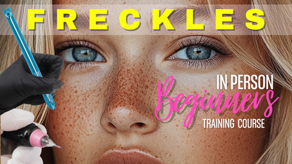 Product image for IN PERSON Freckle Tattoos Course - Certification - Kit Included
