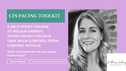 Product image for CFS Pacing Toolkit: A Self-Study Course  to Regain Energy,  Avoid Crash Cycles &  Take Back Control from Chronic Fatigue
