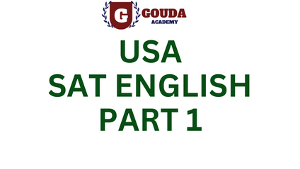 Product image for USA SAT English Course: PART 1 JUNE 2025