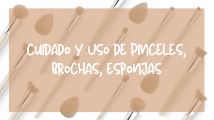 Product image for Cuidados y usos de Brochas, pinceles y esponjas