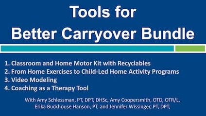 Product image for Tools for Better Carryover Bundle