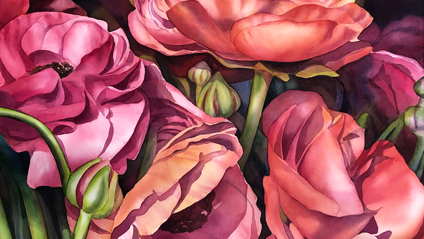 Product image for Flowers in Bloom - Masterclass  Series, Paint at your own pace
