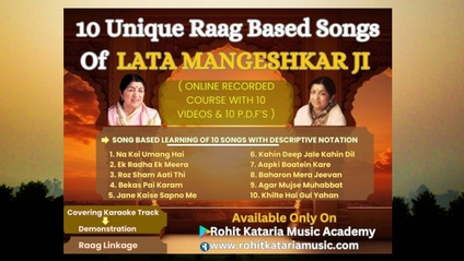 Product image for Unique Songs Of Lata Ji ( 10 P.D.F's Notation Only )