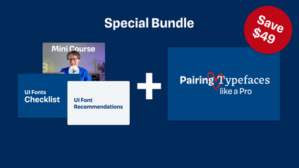 Product image for Picking and Pairing Fonts Bundle