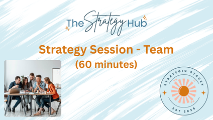 Product image for Strategy Session - Team - 1 Hour