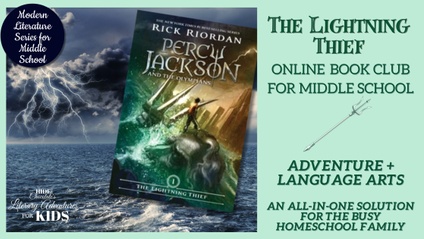 Product image for The Lightning Thief Online Book Club ~ Modern Literature Series for Middle School