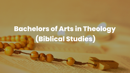 Product image for Bachelors of Arts in Theology (Biblical Studies)