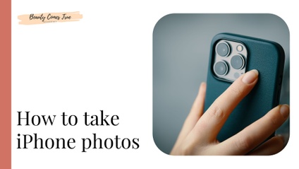 Product image for How to take iPhone Photos