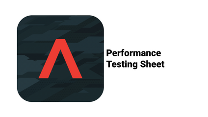 Product image for AG Performance Testing Sheet