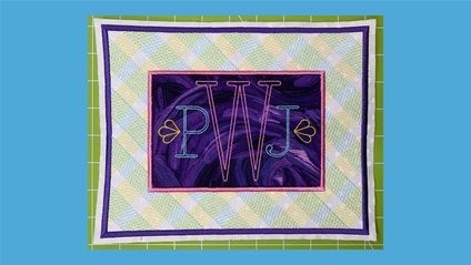 Product image for Plaid Frames - Pj's Embroidery Club - Sept 2024